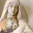 The virgin of the closteir ; sculpture of Henri Charlier